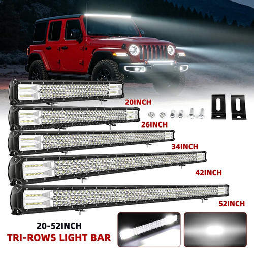 Row led light - 3-row, bar