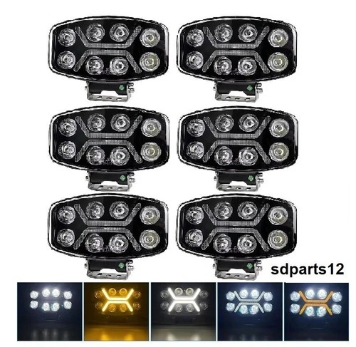 Led zusatzscheinwerfer - 6x,